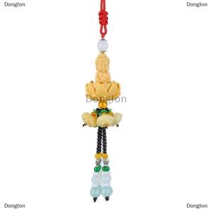 [COD] Donglon จี้รถจากพระพุทธรูปและเข้าไปในเซฟสไตล์จีนจี้ภายในรถเรซิ่นจี้กระจกมองหลัง pixiu