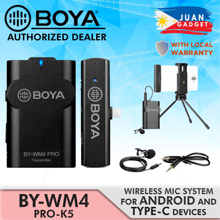 Boya BY WM4 PRO K5 Dual Channel Digital Wireless Microphone System