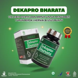Dekapro Bharata Herbal Ampuh Hernia Turun Berok Varikokel Tanpa Operasi 100% Original BPOM
