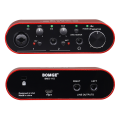 BOMGE11S USB Audio Interface อดิโออินเตอร์เฟส อุปกรณ์บันทึกเสียง โฮมสตูดิโอ 3rd Gen USB Interface ออดิโออินเตอร์เฟส Audiophile 24-Bit/192 kHz. 