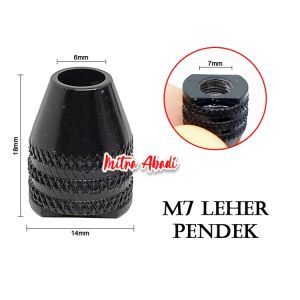 THREE JAWS MINI DRILL CHUCK SCREW M7 / M8 - KEPALA BOR KECIL MINI