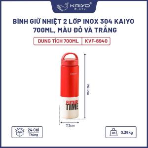 Bình Giữ Nhiệt 2 Lớp Inox 304 Future Time Kaiyo Dung Tích 700ml Giữ Nóng Lạnh Lên Tới 12H