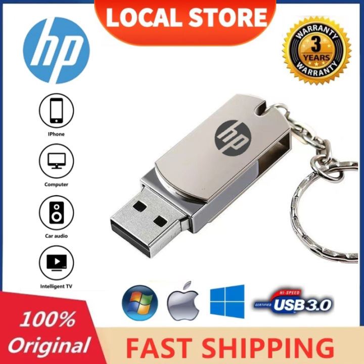 Pen Drive HP USB3.0 High Speed rotating USB Flash Drive 1TB 2TB 128GB ...