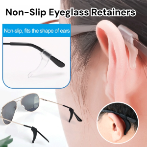 【Fast delivery】Anti-slip ear hooks for glasses Transparent fixed earmuffs Eyeglass frame leg covers