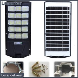 Outdoor Solar LED Light 40W Wide Angle Street Lamp for Garden Driveway Yard Bright White IP65