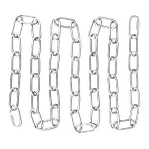 Industrial Light Fixture Chain Metal Pendant Chandelier Chain Adjustable Extension Chain With Connection Locks