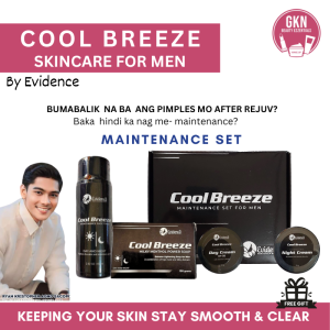 Evidenc3 Cool Breeze Maintenance Set For Men with FREEBIE 100% Authentic and Legit