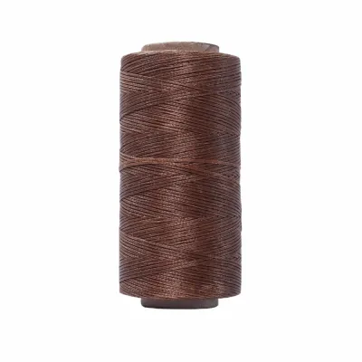 GREATWA Arts Craft Waxed Thread Cord 0.8MM Polyester String Leather Sewing Thread Vintage 150D Wax Cotton Cord String Braided Bracelet