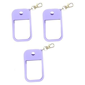 Silicone Cover For 30ml Bottles Slip proof Protective Holder Keychain Case For Hand Sanitizers And Fragrant Products
