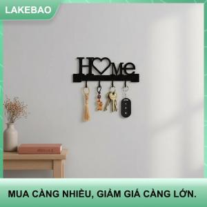 【LAKEBAO】 Nhà tình yêu hình chủ chốt với móc-không khoan treo tường kim loại tổ chức cho phòng khách trang trí giá treo chìa khóa Móc Treo Tường