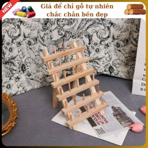 Giá để chỉ gỗ tự nhiên chắc chắn bền đẹp