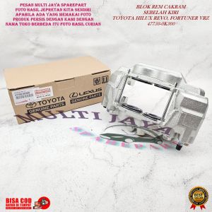 BLOK REM CAKRAM KIRI LH TOYOTA HILUX REVO FORTUNER VRZ 47750-0K300