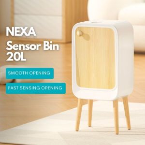 NEW 20L Nexa Sensor Trash Bin with legs Smart Kitchen Home Office Slide Open Soft Closing Waste Bin SG By Thehomeshoppe