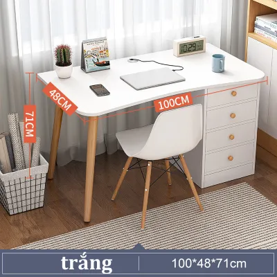 HOMESENCE bàn giá sách bàn làm việc bằng gỗ có thể được sử dụng cho mười năm có tủ Trang chủ/Văn phòng/Trường học