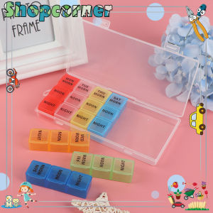 Kotak Obat Harian Medicine Box 7-Hari Dengan Label Hari Surprice Kotak Obat Tempat Obat