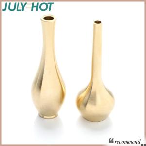 [JULYHOT] แจกันทองแดงบริสุทธิ์ทองตกแต่งห้องนั่งเล่นโบราณแจกันดอกไม้ที่ไม่ซ้ำกัน