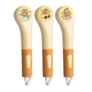 3 cái Băng chỉnh sửa Con lăn 6mx 5 mét nhanh khô trắng ra Băng chỉnh sửa S tổng cộng 18M để viết đồ dùng trường học và văn phòng