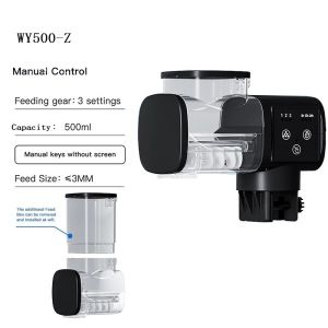 V.TOP 500ml Automatic Fish Feeder with Screen Display / Pakan Ikan Otomatis / Auto Akuarium Feeder