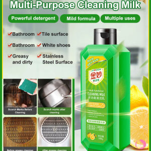 Multifunctional Cleaning Milk Multifunctional Cleanser High Efficiency and Easily Remove Stubborn Stains Strong Detergent Cream 300g