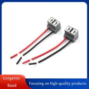 [Gorgeous] Hot Sale 2PCS H7 2 Pins Headlight Repair Bulb Holder Connector Plug Wire Socket