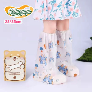 Aoduoyaya Anti-Slip Disposable Rain Shoe Shoes Protectors Waterproof Rain Shoe Covers Thickened Tall Tube Shoe Covers儿童一次性雨鞋