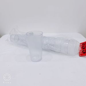 10 Pcs Set 8oz High Quality Transparent Cup/Baso/Clear Tumbler/RestaurantCanteen Cups/Drinkware Set/Clear Cups