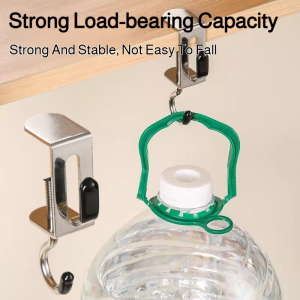 Nohole Installation Hooks Multifunctional Hook Adjustable Spacing Strong Loadbearing Capacity Stainless Steel Material Enhancement Of The Environment Practicality