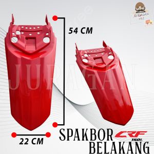 SPAKBOR BELAKANG CRF 150 250 SLEBOR FENDER HONDA SUPERMOTO SUPER MOTO MOTOR CROSS TRAIL DIRTBIKE PNP
