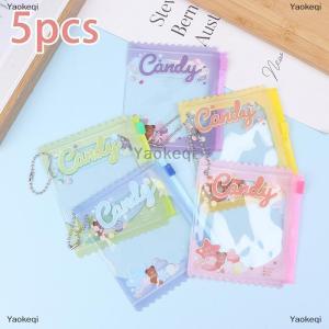 [COD] Yaokeqi 5pcs Candy Bag Props Badge Storage Display Bag Pendant Protective Card Bag