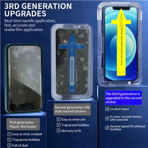 iPhone 15 / 15 Plus / 15 Pro / 15 Pro Max 8k Ultra HD Tempered Glass Screen Protector with Installation Kit