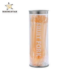 Rising Star 20PCS Fruit Forks 2 in 1 Multifunctional Detachable Food Tong Food-grade Reusable Food Fork Fruit Cake Dessert Forks