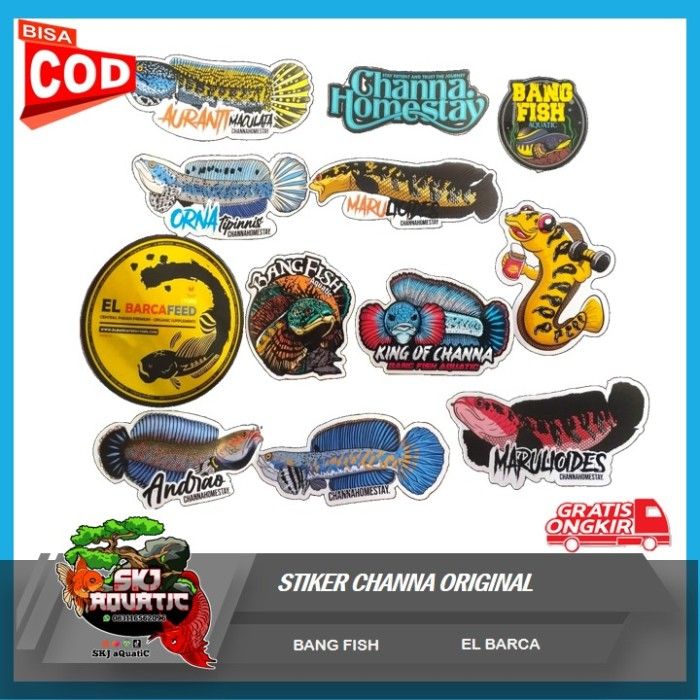 Jual Stiker Bang Fish Aquatic Terbaru - Mar 2024