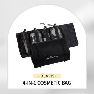 BAOUFUL 4 in 1 Foldable Travel Make Up Bag Organizer