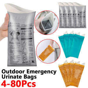 Same Day Ship: 12PCS Portable Urine Bag for Camping & Travel
