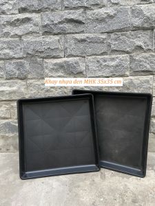 Khay Nhựa Đa Năng Chống Nước 35x35cm Cho Chậu Ly Chuồng Thú