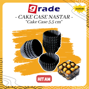 Diva paper Cake Case Hitam Putih 55 cm [100 pcs]/Paper cup nastar Black & White /cup case nastar