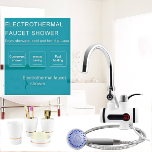BERGARANSI PBIBAY Keran Kran Pemanas Air Listrik kamar mandi dan Shower Hot Cold Faucet RX 008U
