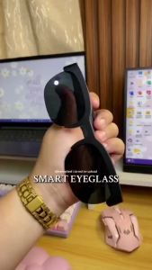 Wireless Smart Glasses Wireless Music Call Smart Eyewear Anti Blue Light UV Protection Hands-Free Audio Glasses for Daily Pigfly
