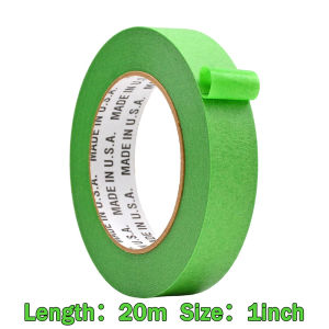 1pc Washi Tape Yellow Masking Tape High Adhesive Strength For Painting Car Decoration Art Drawing Watercolor Industrial