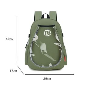 MUNCHX Large Capacity Tennis Racket Backpack with Shoes Pocket Multifunctional Badminton Rackets Bag Waterproof Pickleball Bag for Tennis Badminton Pickleball