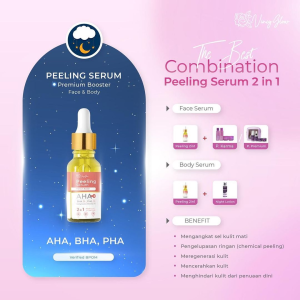MS GLOW PEELING SERUM - Mencerahkan dan Glowing - Melembabkan - Mengangkat Sel Kulit Mati - Ken Herbal