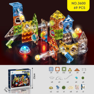 ของเล่นเด็ก ตัวต่อแม่เหล็ก 4D ไฟสปอตไลท์ 💎 ของเล่นเสริมพัฒนาการ เสริมทักษะสมอง สติปัญญา ความคิดสร้างสรรค์