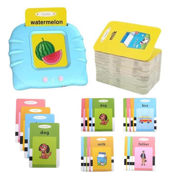 Audible Flash Cards Kids Audio Electronic Cards Book Cognitive Talking ...