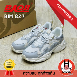 [🥇บาโอจิแท้100%🔢ไซส์41-45🆓ฟรี...ถุงเท้า 1 คู่] BAOJI รองเท้าผ้าใบชาย รองเท้ากีฬา รองเท้าสวมทำงาน comfortable รุ่น BJM827 หล่อเท่ นุ่มเบา สบายเท้า
