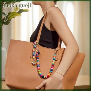 tuokaiguoji พวงกุญแจถักมือสไตล์เกาหลีน่ารักสวยงามหลากสีเชือกกระเป๋าเป้สะพายหลังตกแต่งลายเลิร์สสตาร์เชือกถักแบบ DIY พวงกุญแจ