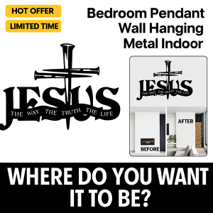 Black Metal Art Silhouette Bedroom Wall Hangings