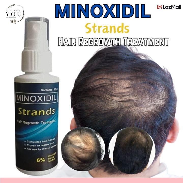 Original Minoxidil Hair Regrowth Treatment 6% Stimulate Hair Growth ...