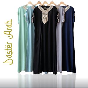 Daster Arab Renda Cantik Bahan Rayon Jumbo Terbaru