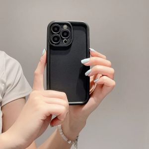Softcase Macaron DO lebih tebal kesing camera protect bahan super lentur elastis Warna Hitam Putih For REALME C53 C51 C55 C67 5 5i 5PRO 6 NARZO 6 PRO 7i C17 C2 C11 C12 C25 C20 C21 C21Y C11 2021 REALME 7 R Case murah viral