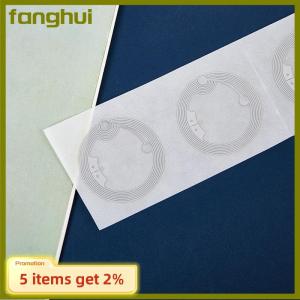 fanghui 10Pcs 40mm NFC Sticker Wet Inlay NFC tag Sector Blank Card Copy Clone